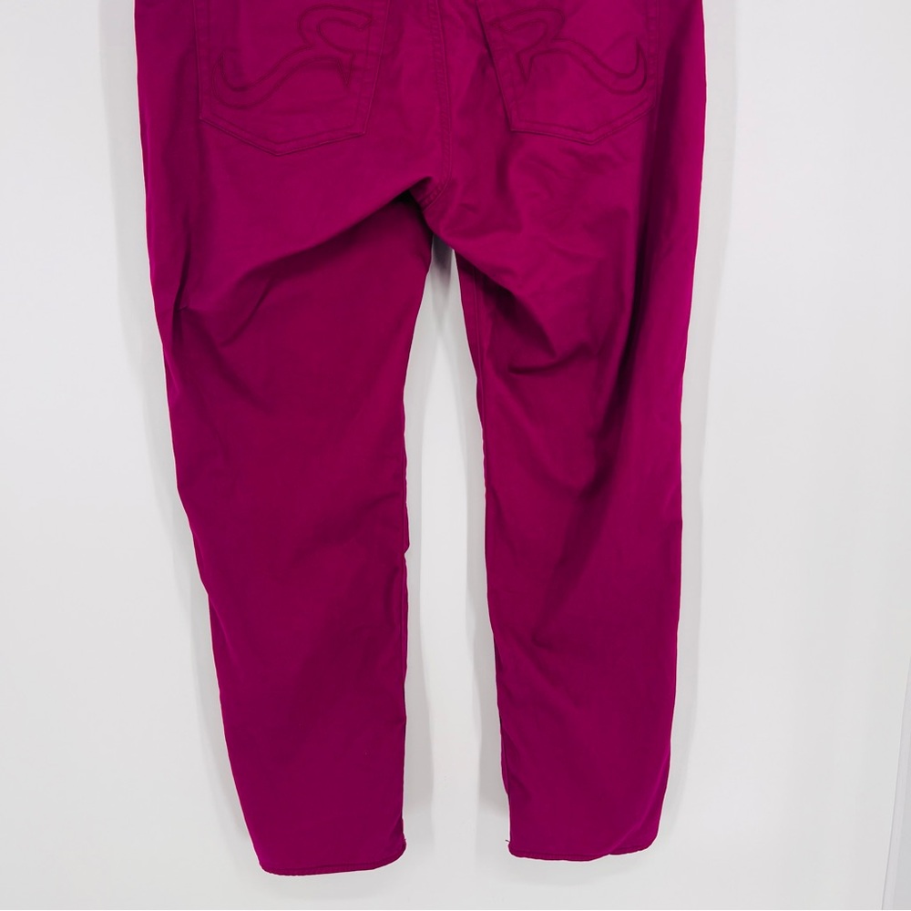 Rock & Republic Magenta Pink High Rise Skinny Ankle Jeans XL - Picture 9 of 14